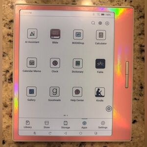 Onyx BOOX Go Color 7 Color E-Ink Tablet w/ Case + Box + Charger – Like New